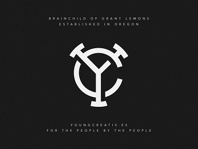 Young Creatives Monogram branding c creative logo monogram negative oregon y young