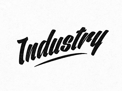 Industry lettering logo logotype oregon