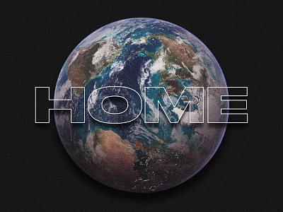 Home earth home planet space