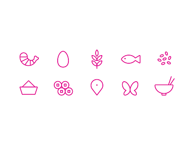Sushi icons