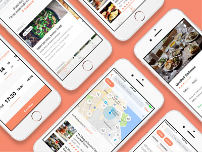 localgusto app booking details filters find ios list map restaurants salmon