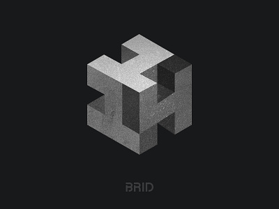114 cube 114 3d brand brid cube design identity isometric logo mark numbers stone