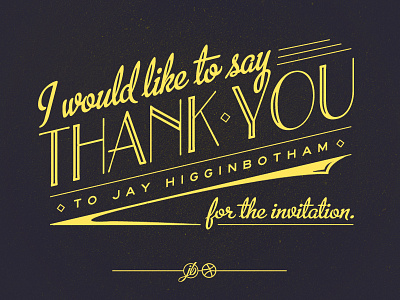 Thanks Mr. Higginbotham debut