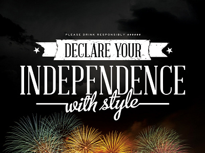 Fourth of July Typography fourth of july independence day