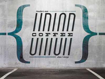 UNION Coffee typography