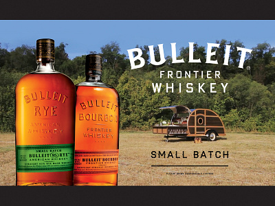 Bulleit Promo advertisment boubon bulleit whiskey