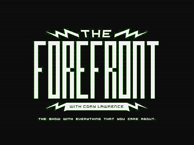 The Forefront w/ Cory Lawrence houston public access television scan lines