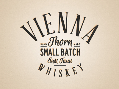 Vienna Thorn booze htx typography