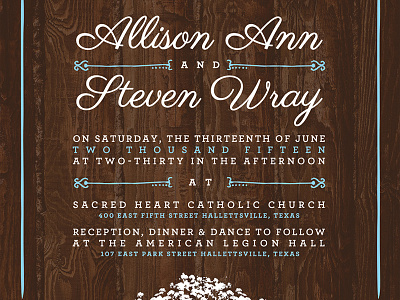 Davies Wedding Invite