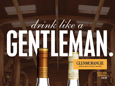 Glenmorangie Promotion advertising typography whisky