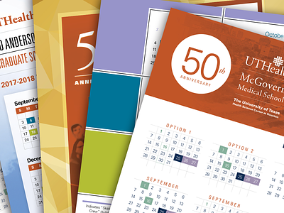 Annual HR Calendar corporate design typography