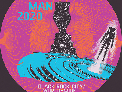 Burning Man 2020 Sticker Entry