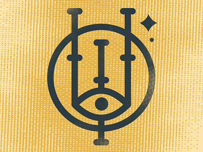 Wild Iris Press Mark icon logo mark stamp