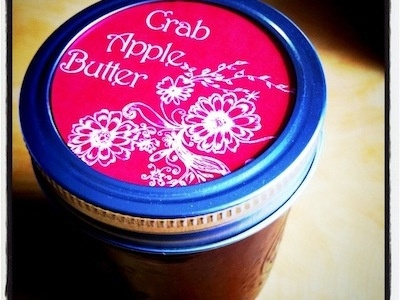 Lids in Action crab apple butter lid photo