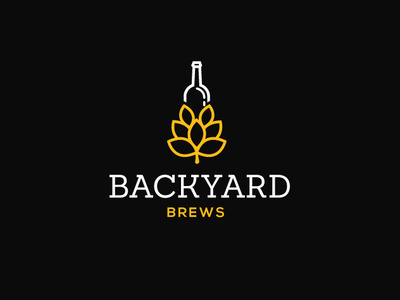 Backyard Brews beer branding brewery brewing brewingcompany corporate design enterpreneur esolzlogodesign fresh identity illustration logo minimal typography ui ux vector