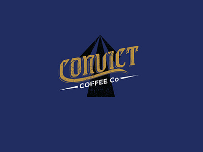Convict Coffee Co cafe coffee bar esolz esolzlogodesign illustration logo vector