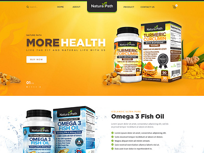 Naturalpath branding esolz product listing product showcase ui web design
