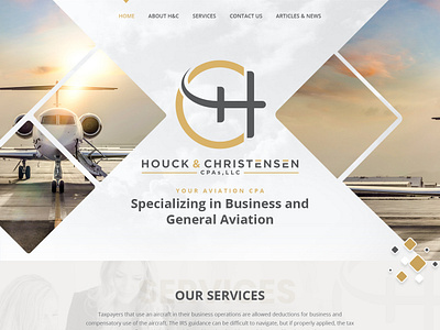 Houck Christensen business design esolzwebdesign houck christensen illustration typography ui webdesign