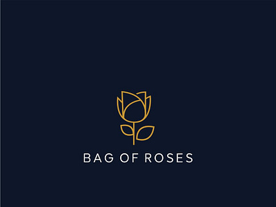 Bag Of Roses bag of roses branding corporate design esolzlogodesign flower icon logo roses ui