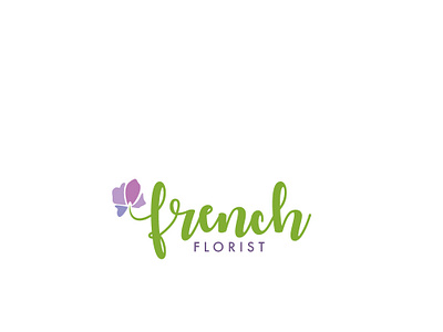 French Florist branding design esolzlogodesign florist french french florist icon identity illustration logo ui