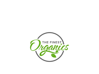 The Finest Organics branding corporate icon identity illustration logo logo design minimal the finest organics