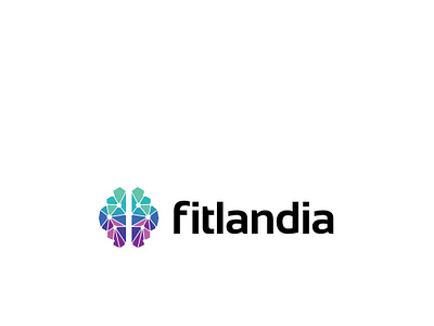 Fitlandia branding corporate design esolzlogodesign fitlandia icon identity illustration logo