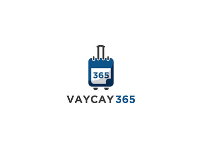 Vaycay 365 branding corporate identity illustration logo logo design typography vaycay 365