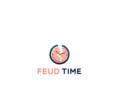 Feud Time branding corporate design esolzlogodesign feud time identity illustration logo