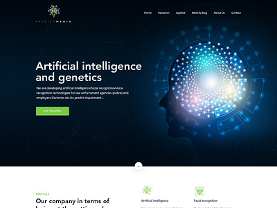 Predict Medix ai corporate design esolzwebdesign predict medix web design websites