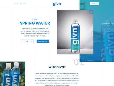 Givn business corporate esolzwebdesign givn illustration ui water webdesign websites