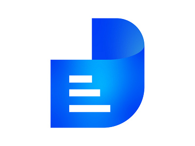 D Logo alphabet concept corporate data design file identity letter logo mark monogram text
