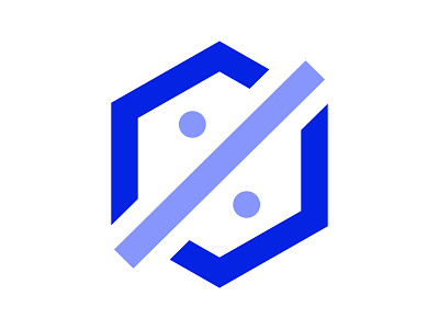 Percentage app branding financial app identity logo mark monogram symbol