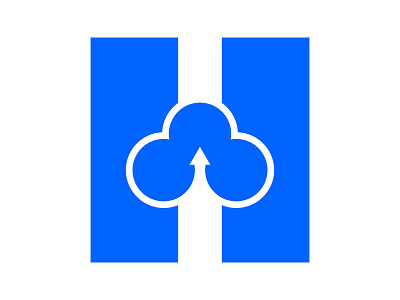 H Cloud alphabet branding cloud logo h h cloud logo h letter logo h monogram identity letter logo mark monogram symbol