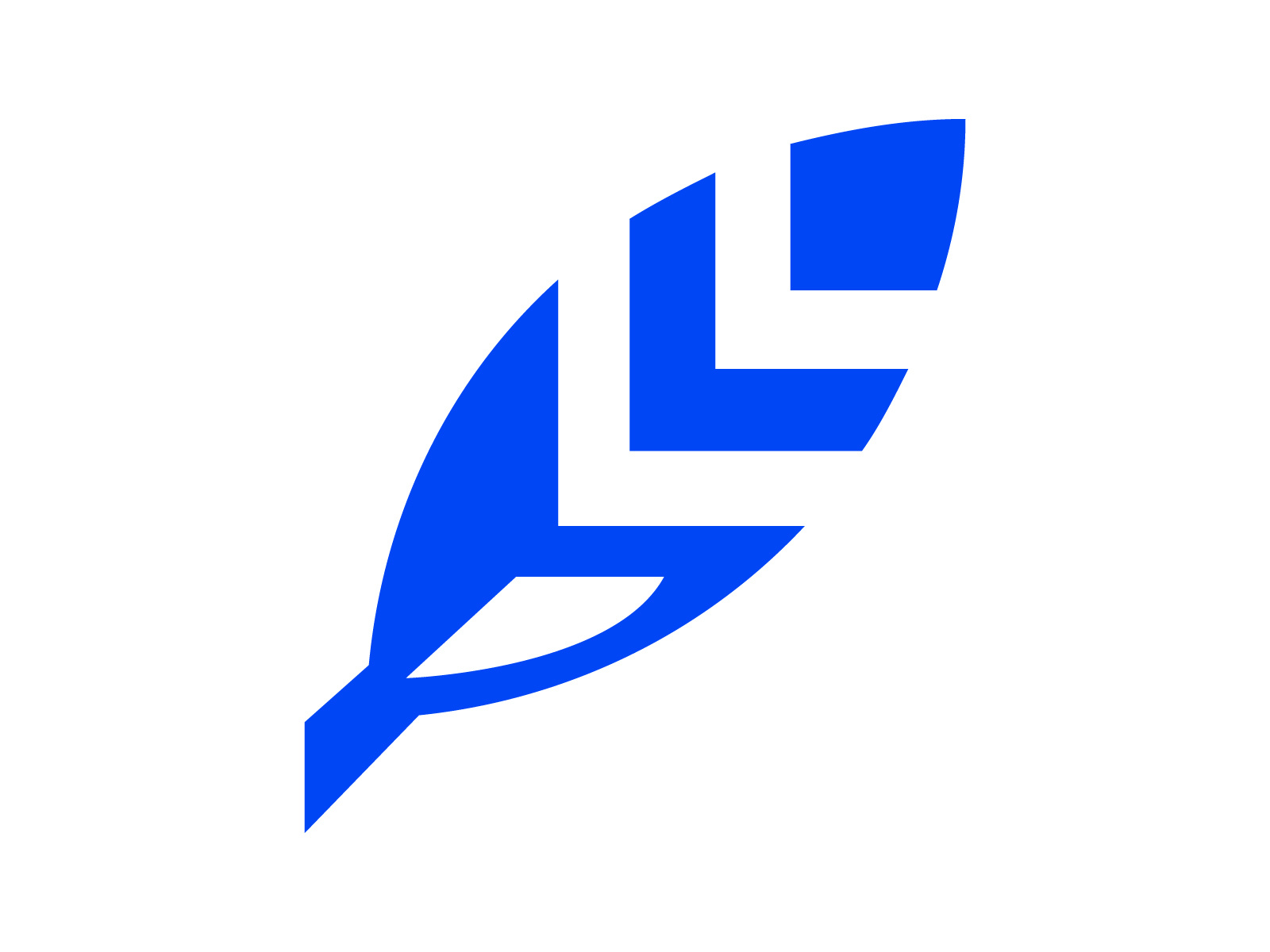 L + Feather Logo By Xler8brain On Dribbble