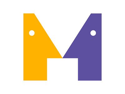 M + Face alphabet branding design face icon identity letter logo m m letter logo mark monogram symbol