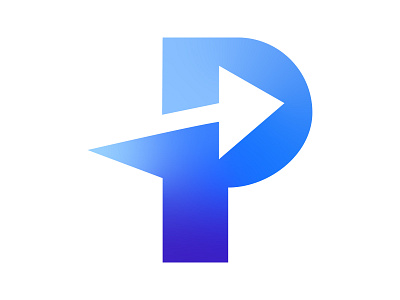P Logomark arrow arrow head arrow logo branding design identity letter logo mark monogram p p arrow p letter logo p logo symbol