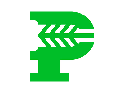 P logo branding design green icon identity leaf logo mark monogram p p green p logo p mark p monogram p tree symbol