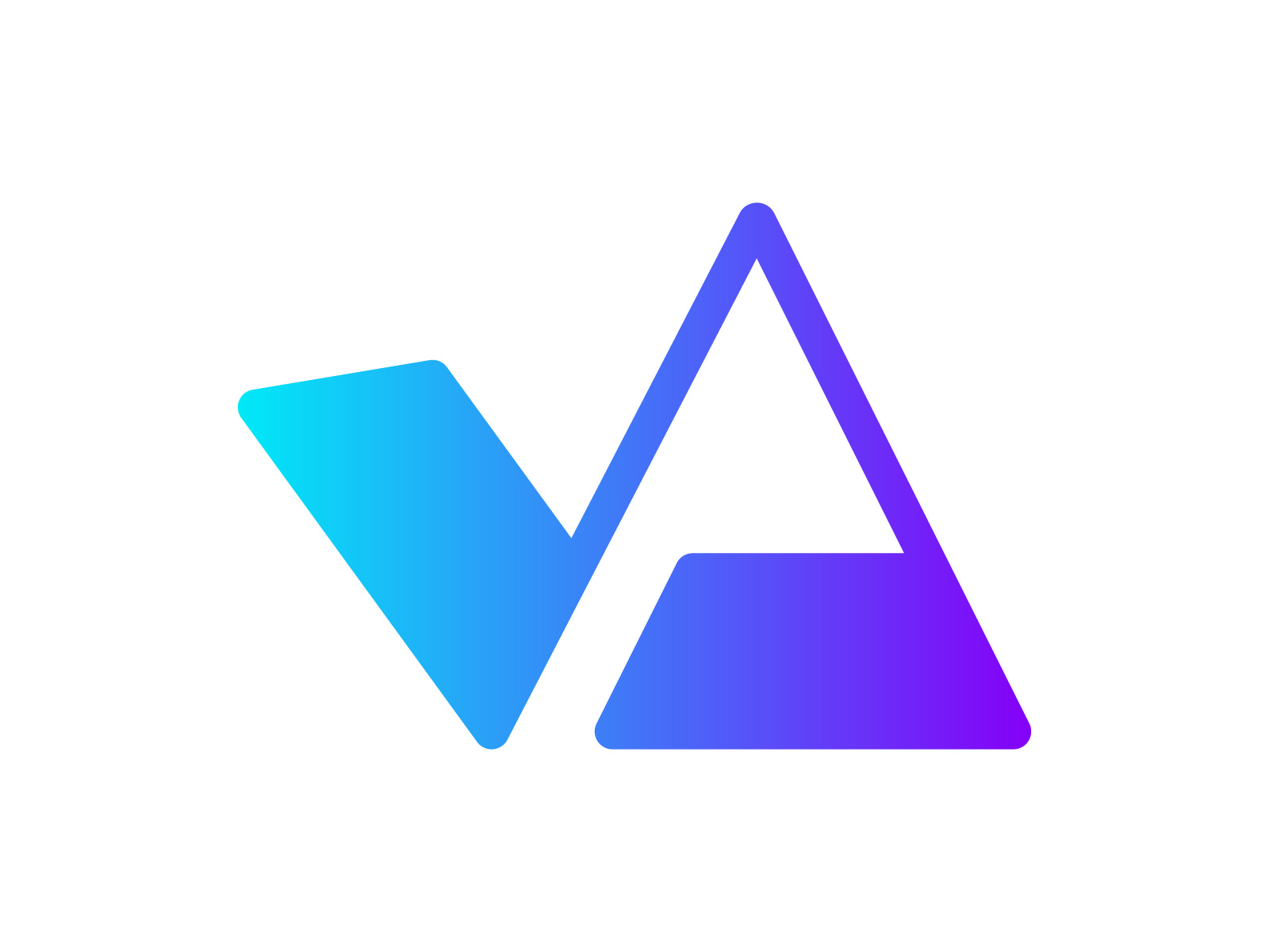 VA logo by Vaibhav Jadhav on Dribbble