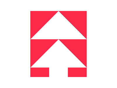 Upwards abstract arrow head arrow logo branding design direction identity logo mark minimalist logo monogram movement symbol upwards