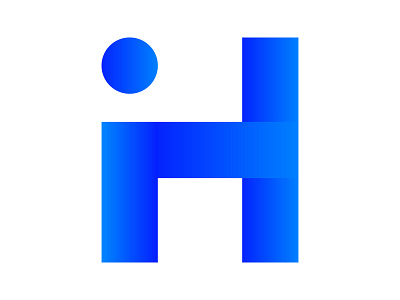 iH logo branding design h logo icon identity ih ih logo letter logo mark monogram symbol