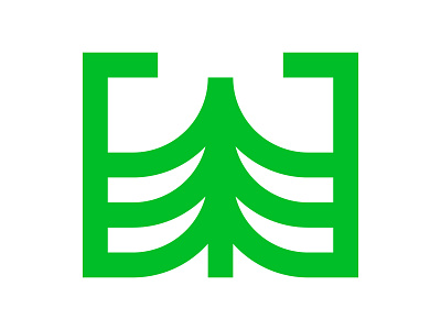 W Pinewood Tree branding design identity logo mark monogram pinewood tree symbol w letter logo w logo w mark w monogram w pinewood