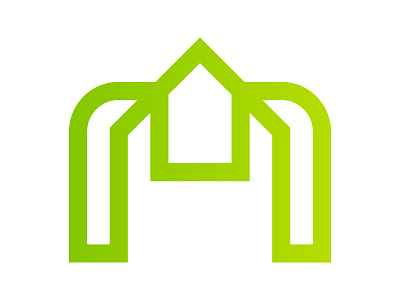 M Home branding casa design home house icon identity logo m home m logo m mark m monogram mark monogram symbol