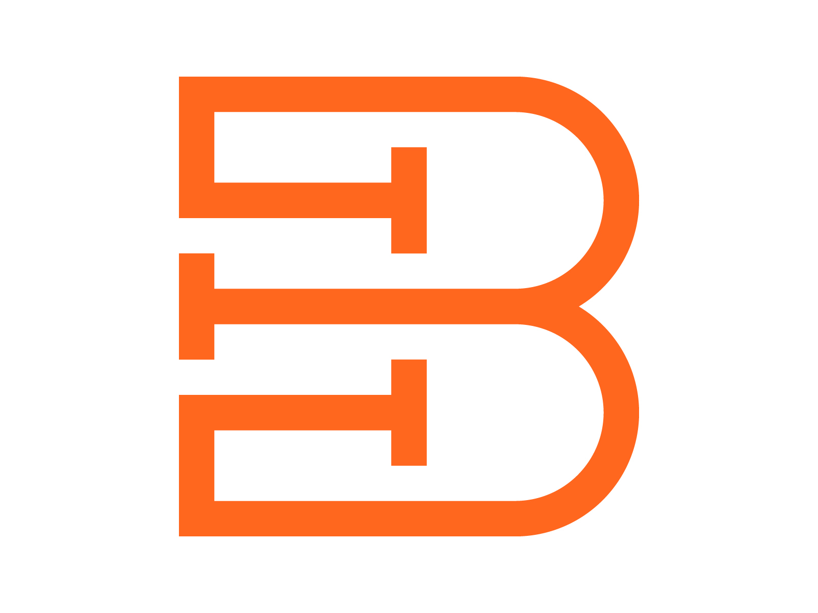 B Logo by Xler8brain on Dribbble