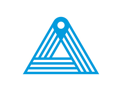 A logomark a logo a logomark a mark a monogram abstract branding design identity location logo mark monogram symbol