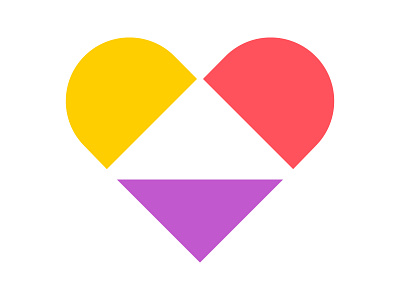 HEART arrow logo branding design heart heart logo icon identity logo mark monogram symbol