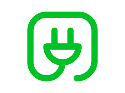 Electric Plug branding design electric plug human face identity logo mark monogram smile symbol xler8brain