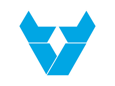 V + Bull Logo branding bull logo design identity logo mark monogram symbol v bull v letter v mark v monogram xler8brain