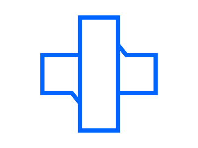Healthcare app assitant branding chat healthcare identity mark med medical plus online plus symbol xler8brain
