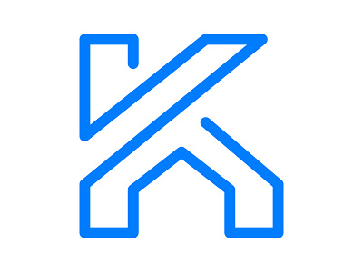 K + Home casa home house k home k house k letter k logo k monogram xxler8brain