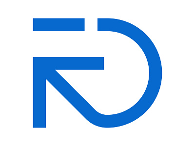 RD arrow branding design identity mark monogram movement rd rd logo rd mark reset symbol xler8brain